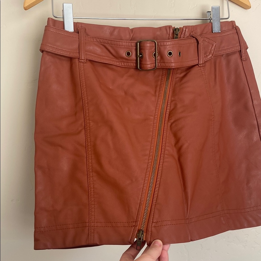 Free People Moto Skirt